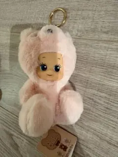 クマコスチューム　キューピー　マスコット キーホルダー付き