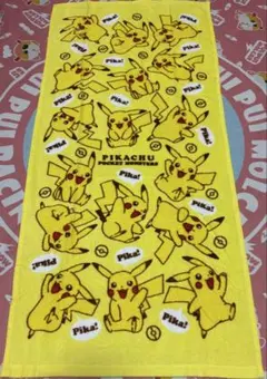 新品　ポケットモンスター　ピカチュウ フェイスタオルのサムネイル