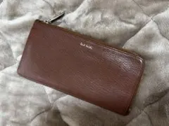 Paul Smith ポールスミス 本革 薄型 長財布 ブラウン