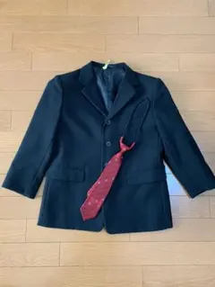 子供用 ジャケット(130) ネクタイ 2点セット入園式 入学式 卒園式 卒業式