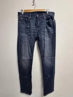 UNIQLO デニムパンツ 33インチ スリムストレート