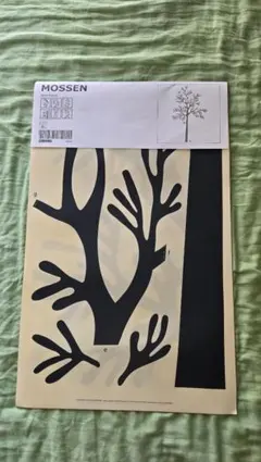 IKEA MOSSEN ウォールステッカー 木