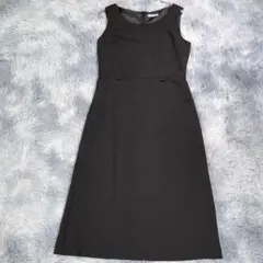 OLIVE BRANCH【9AR】ノースリーブワンピース　ブラック　レディース