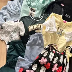 160cm女児服9+追加3計12着セット【極美品！未使用有】