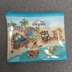 スシロー×はぴだんぶい はぴなついぇい！ コラボ限定 ファスナーポーチ