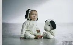 美品 MARLMARL スヌーピーぬいぐるみ リュック ロンパースセット