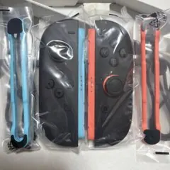 Nintendo Switch2用のジョイコン2個とストラップのセット。