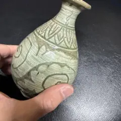 中国景徳鎮 徳利 一輪挿し 粉彩 美術品 山水 コレクション 骨董 レトロ 