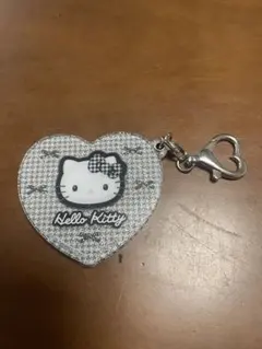 ハローキティ ハート型ミラー キーホルダー
