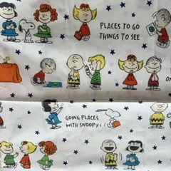 PEANUTS×西川 PLAZA限定 スヌーピー はぎれ 生地