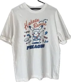 SALE【未使用】福岡限定 博多ラーメンピカチュウ Tシャツ M 日本　ポケセンのサムネイル