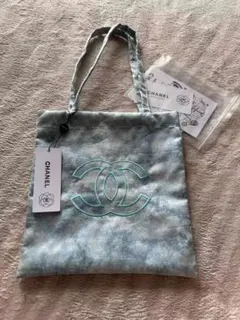 CHANEL 水色一点のみ　トットバッグ　ノベルティ