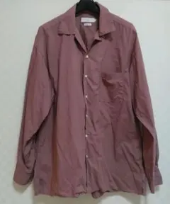 【B:MING by BEAMS】 ワイドフィット 長袖シャツ ピンク