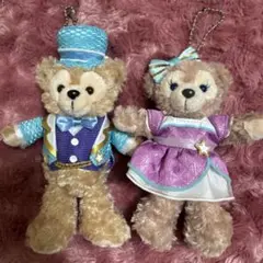 【新品未使用】ステップ トゥ シャイン ぬいぐるみバッチ2点セット ダッフィー