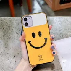 iPhone14 ケース スマイルミラー ギフト アイフォンケース