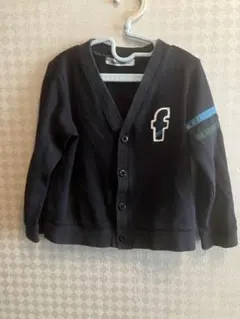 familiar Vネックカーディガン 110サイズ ネイビー