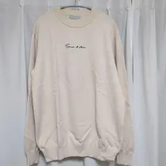 Sense of place クルーネックセーター アイボリー