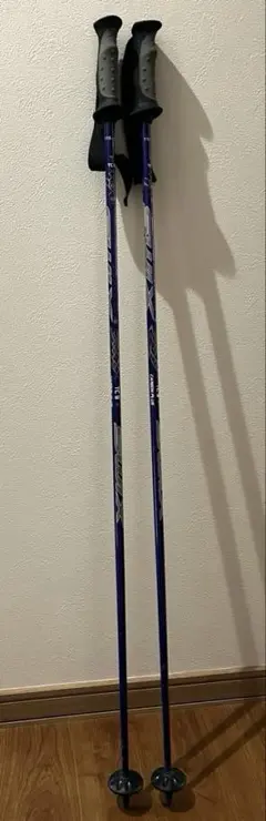 SWIX スウィックス カーボンプラス TC9 ストック スキー 115cm 青