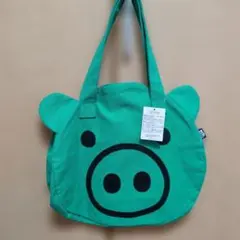 未使用品　ドラッグストアーズ　トートバッグ　ぶたちゃん　ダイカット　両面のサムネイル