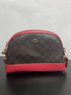 COACH ショルダーバッグ ブラウン・レッド