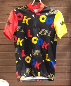 LOOK ルック サイクルジャージ　ビンテージ　Mサイズのサムネイル