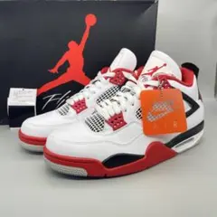 新品 AIR JORDAN 4 RETRO OG FIRE RED 2020年製
