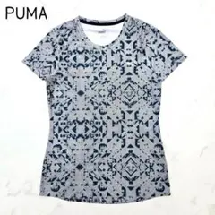 美品　プーマ　Tシャツ(M)スポーツ用　総柄　吸汗速乾　運動　ランニング　ヨガのサムネイル