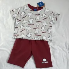 新品　ディズニー　ベイマック　半袖パジャマ　セットアップ　保育園　幼稚園　お昼寝のサムネイル