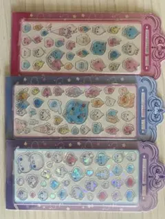 ！！大人気！！ しずく あわわ キラキラアクリルステッカー 3枚セット