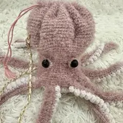 タコポシェット　編み物