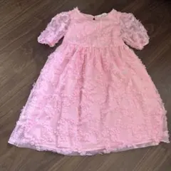 H&M キッズ ドレス ピンク 128cmのサムネイル
