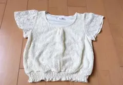 Bye Bye バイバイ レース カットソー Tシャツ 半袖のサムネイル