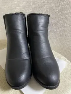 【maremare】黒いチェルシーブーツ Ｍサイズのサムネイル