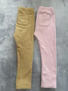 ユニクロ キッズレギンス 2枚セット 100cm