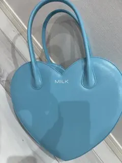 MILK ハートバッグ 黒 ブラック 新品 未使用 ミルク - メルカリ