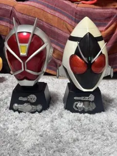 仮面ライダーウィザード フレイムスタイル ビッグマスク 貯金箱 - メルカリ