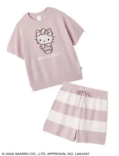 ジェラートピケ　ハローキティ　サンリオハウス　Sanrio セットアップ