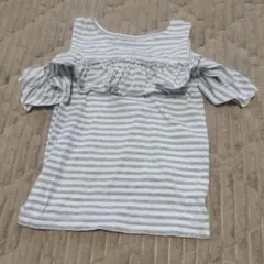 肩開き　フリルTシャツ 130-140　チャオパニックティピーのサムネイル