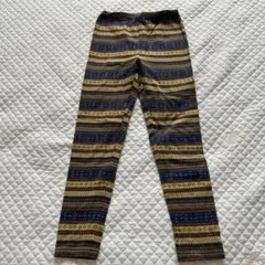 キッズ スパッツ 130-145cm 幾何学模様