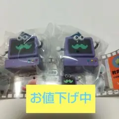 教育番組　フロッキーフィギュア　はかせ2点