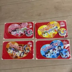 非売品 A3!メッセージカード缶バッジ付き 春夏秋冬セット