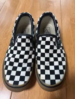 Vans チェッカーパターン スリッポン