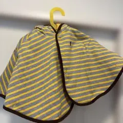 ベビーポンチョ　70-90 ミキハウス　リバーシブル