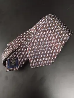 Ermenegildo Zegna ネクタイ ネイビー ゴールド パターン柄 - メルカリ