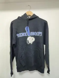 最終価格　90s JERZEES USA製 スヌーピーパーカー　ブラック