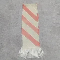 ピンクとベージュ帯揚げ