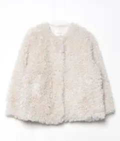 【最終お値下げ】LAGUNAMOOM ノーカラーフェイクファーコート