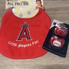 MLB エンジェルス スタイ&おしゃぶり セット