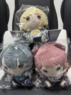 ブルーアーカイブ 一番くじ ちょこのっこぬいぐるみ アズサ ヒフミ 2点