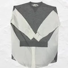 TITICACA✨️チチカカ　スウェット×シャツ 異素材MIX チュニック